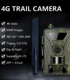 Caméra 4G Solaire 4K - Autonomie Illimitée